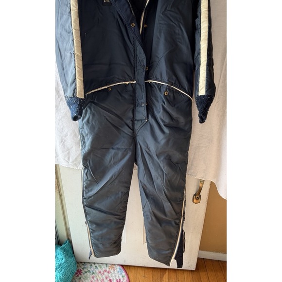 VTG REFRIGIWEAR-Insulated Coveralls Cold Snow Winter Freezer Suit Snap Zip Men L - Picture 2 of 11